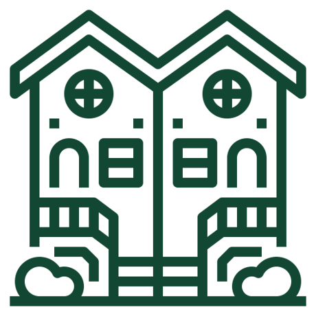 Twin house Icon